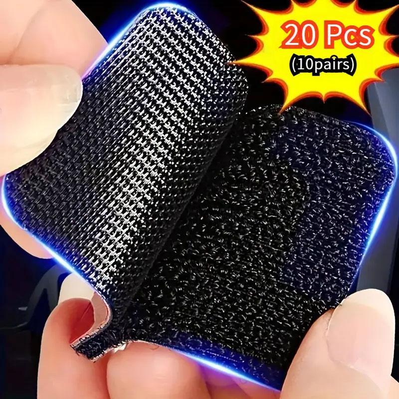 Double - sided adhesive - backed Velcro (10 pairs), self - adhesive hook - and - loop straps. Suitable for both indoor and outdoor use, applicable to carpets and car floor mats. Strong Hold Easy Installation girl room accessories