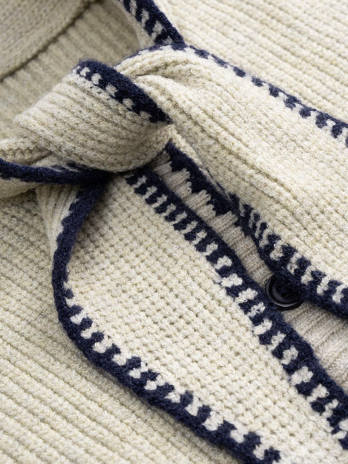 Spring Autumn Colorblock Navy Collar Button Vest Cardigan, Fashion Elegant Versatile Sweater Vest, Stylish Knitwear for Women, Knit Vest Tops