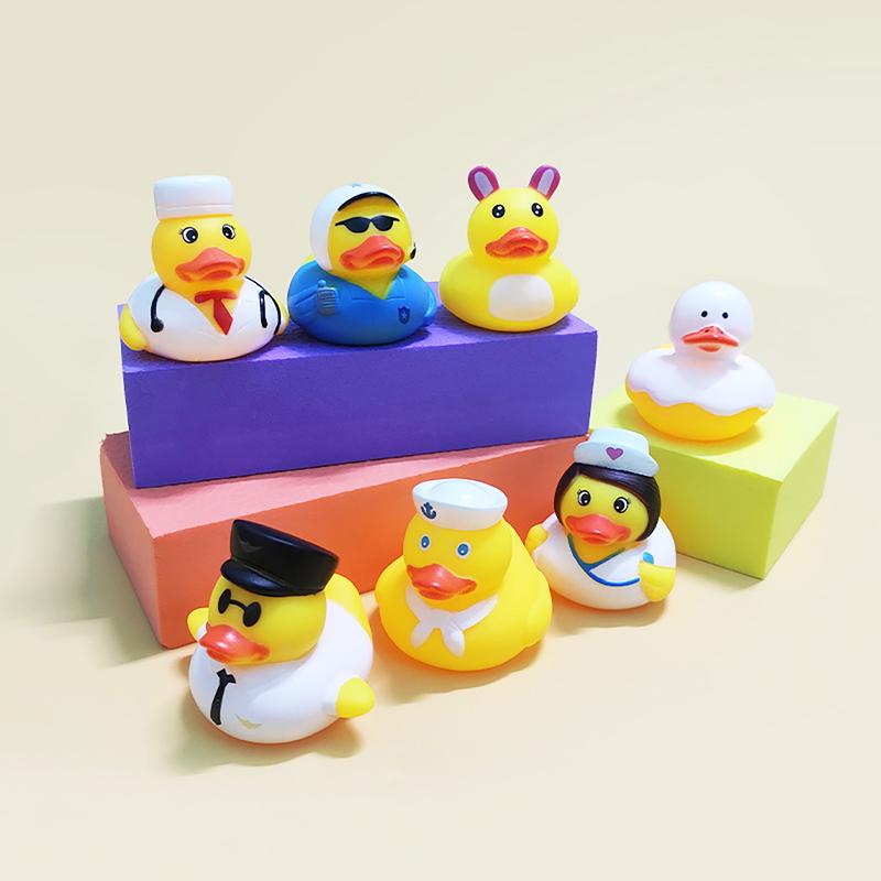 Mixed Duck Toys, Kids Pool Floats, Pool Floaters, Boy Girl Party Supplies, Mini Beach Toys, Birthday Gifts, Thanksgiving Christmas New Year Decorations