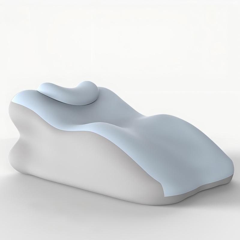 Dual-Person Lumbar Support Pillow with Small Cushion, Multi-Position Back Curve Pad, Curved Supportive Backrest, Washable, Durable, Sofa Bed Headrest, Bed Backrest Dxz-24