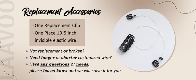 LaaVoo Wire Hair Extensions Real Human Hair Invisible Fish Line Hair Extensions TikTokShopBacktoSchool TikTokShopBlackFriday