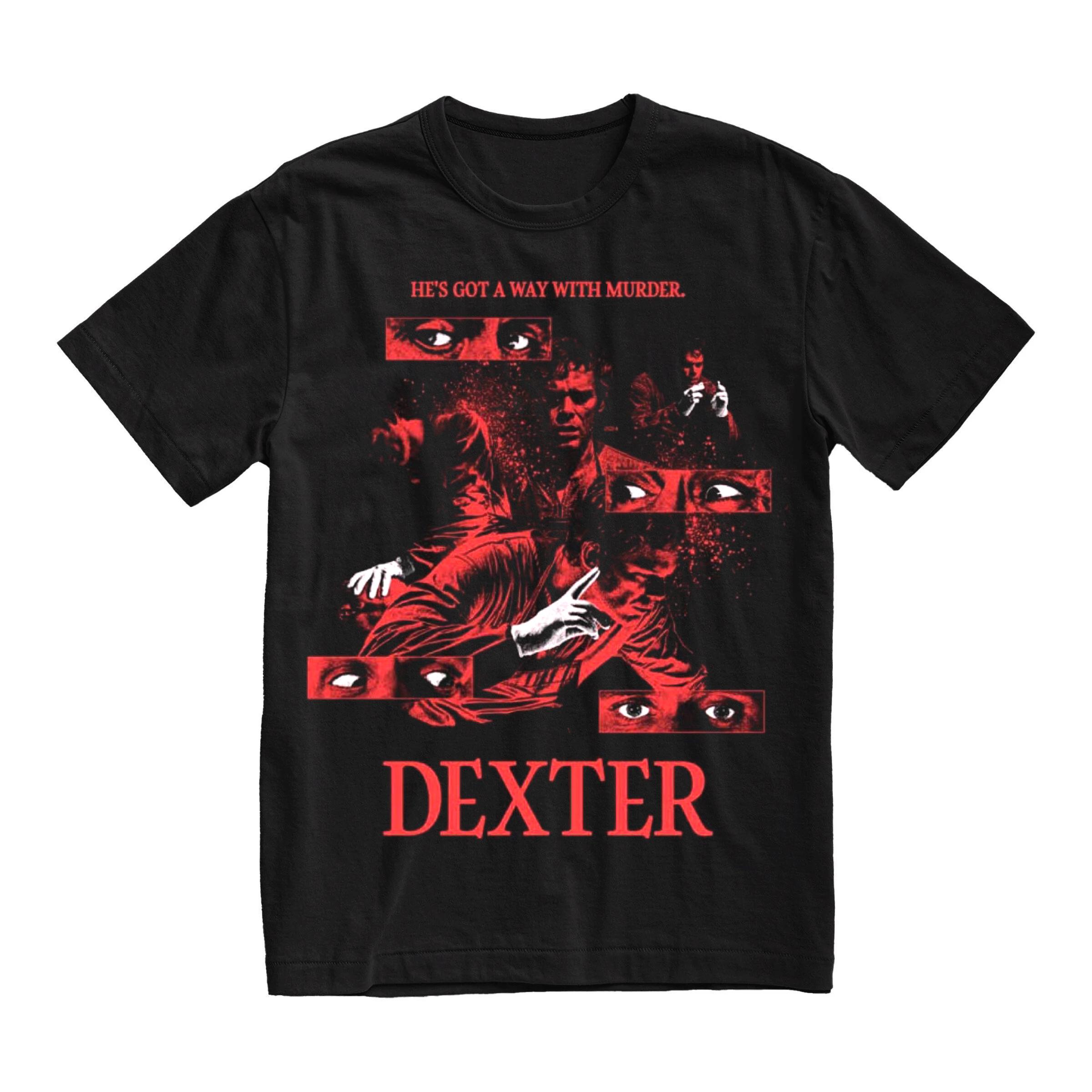 Casual Cotton Vintage T-Shirt Men's Fashion Extra Large Streetwear Limited Dexter Morgan Bay Butcher T-Shirt Men Women