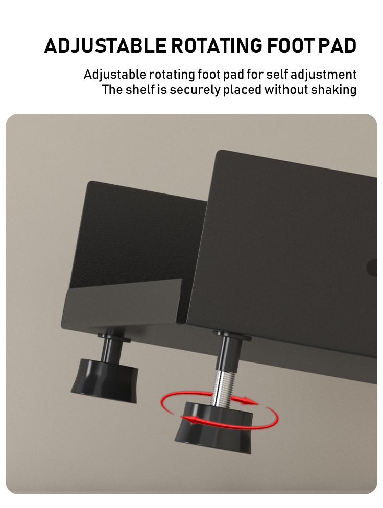 Three-Tier Kitchen Spice Rack, Multi-Functional Storage for Jars & Condiments, Detachable & Washable, Modern Design, Home & Restaurant Use