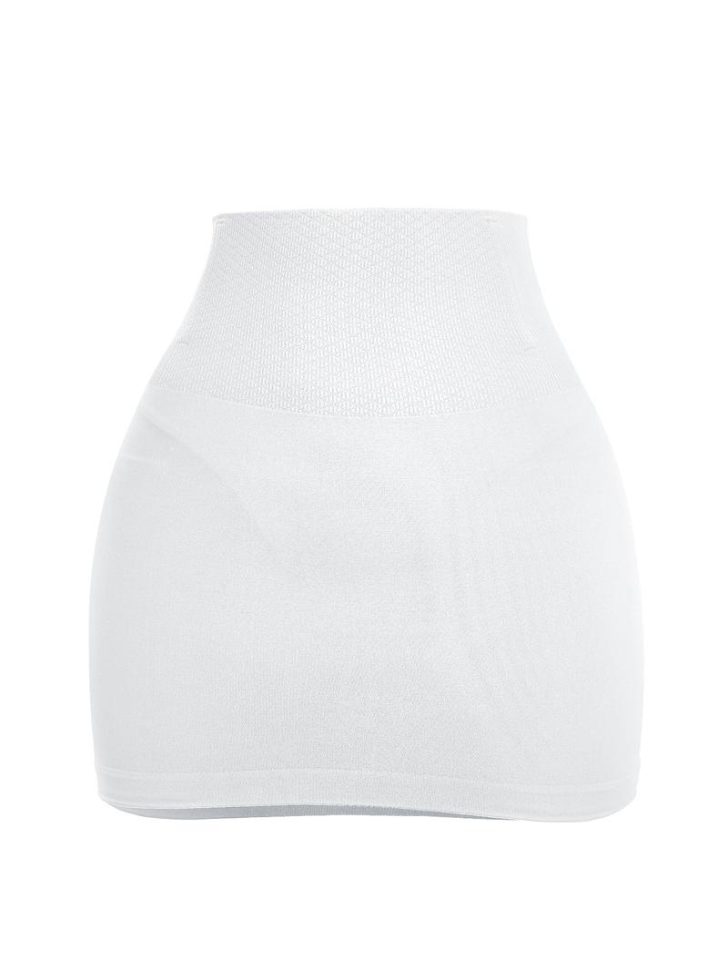 Women's Seamless Waist-Centric Bodycon Skirt, High Elastic Comfort, Dual-Layered Compression, Anti-Slip Design, All-Season Wear