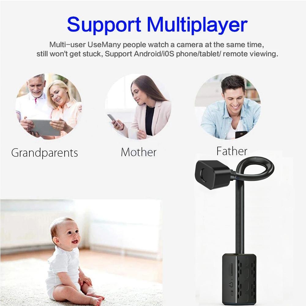 Smart Net Camera HD 2K V380 Pro Smart Camera HD Wireless Wifi Camera Large Capacity Battery 2000mAh USB Portable Home Security Camcorder V11