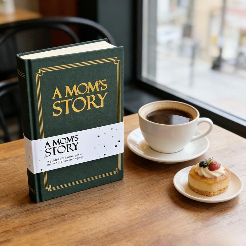 Mom's Life Story Diary Hardcover Edition, Meaningful Memorial Gift, 250+ Guiding Questions, Perfect for Mother's Day Birthday Christmas