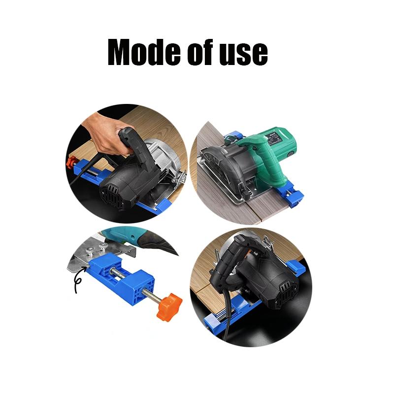 Adjustable Cutting Machine Base, 3 Counts/set Guide Rail Auxiliary Tool, Power Tool Accessories for Cutting Machine