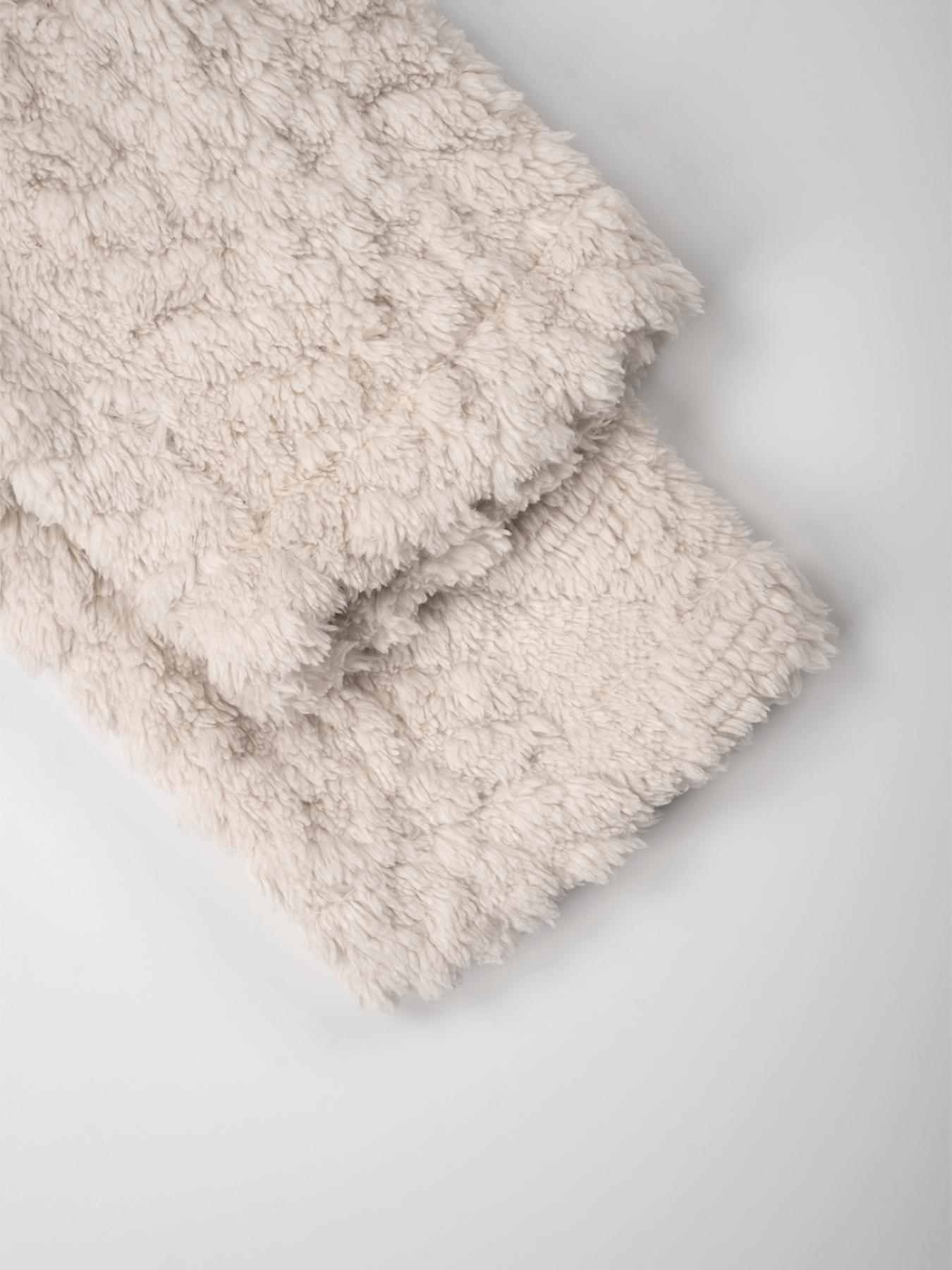 Women's Fall Winter Warm Hooded Plush Jacket, Soft Textured Button Front Coat, Casual Loose Fit Outerwear for Daily Wear