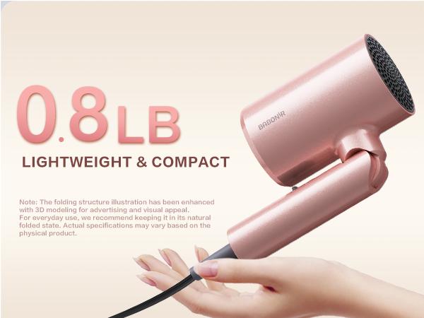 BABONIR Ionic Hair Dryer with 50M Negative Ions,Powerful 1875W Blow Dryer for Women & Men,Fast Drying,Travel Blow Dryer for Home,Salon,Lightweight,Foldable,Christmas Gifts Holiday Gift BABONIR Ionic Hair Dryer with 50M Negative Ions,Powerful 1875W Blow Dryer for Women & Men,Fast Drying,Travel Blow Dryer for Home,Salon,Lightweight,Foldable,Christmas Gifts Holiday Gift