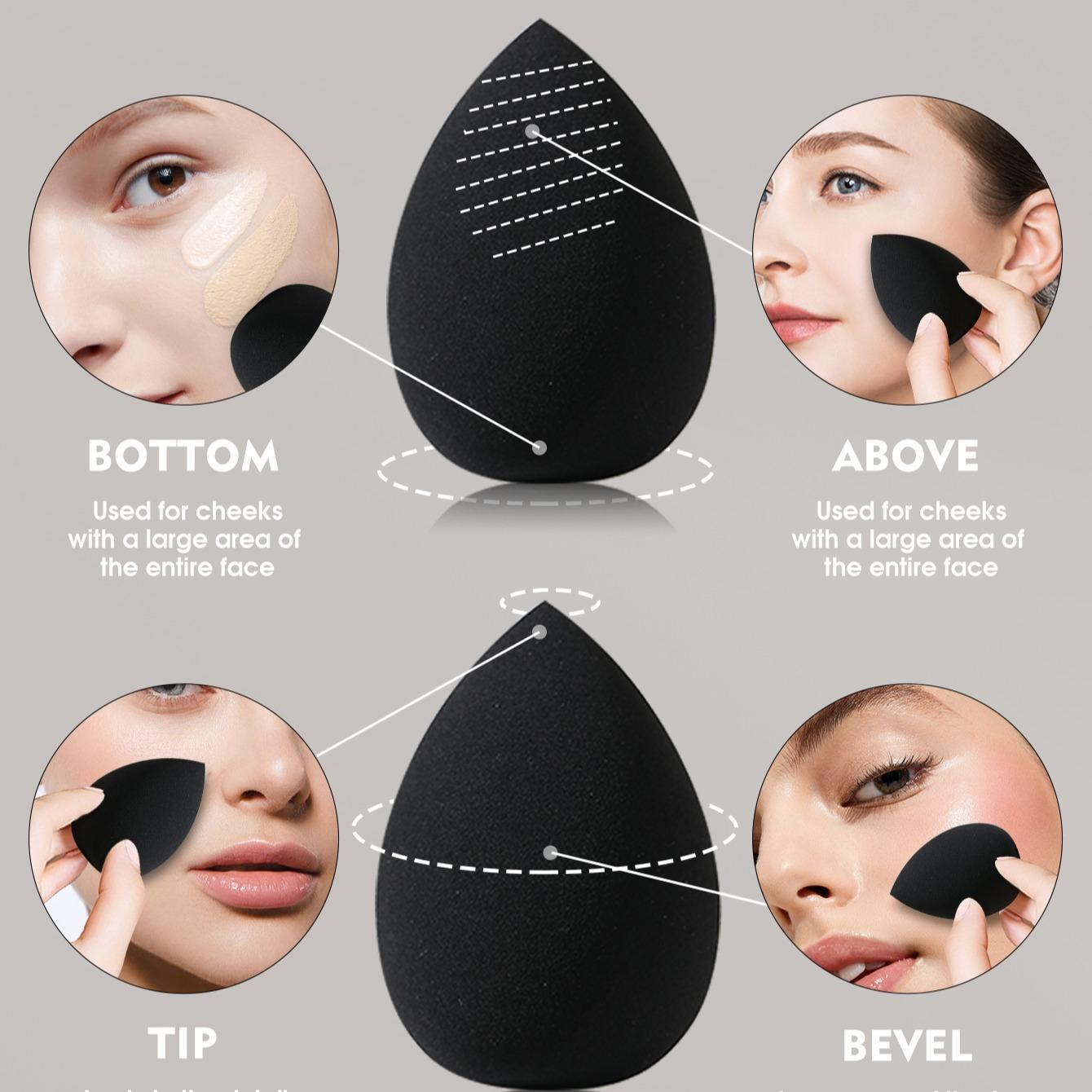 Beauty Makeup Tool Set, 46pcs/set Cosmetic Brush & Beauty Sponge & Puff & Makeup Bag & Eyelash Curler & Cleaning Pad, Professional Makeup Tools Set, Trending Products, Makeup Brushes Set, Makeup Storage Bag, Makeup Brush Kit