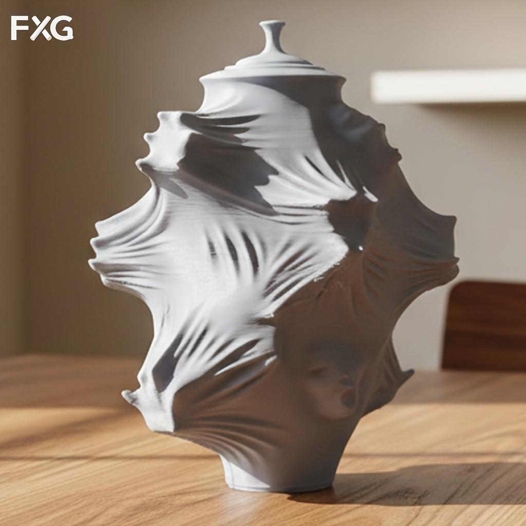 New Vanguard Art Despair Bottle Decorative Figurine, Collectible Handmade Model, Abstract Art Piece, Unique Home Decoration Gift