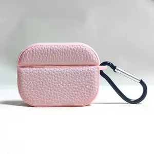 Simple Solid Color Peach Texture AirPods Pro 2 Case, Apple 3rd 4th Generation Wireless Bluetooth-compatible AirPods 3 Shell, Protective Cover