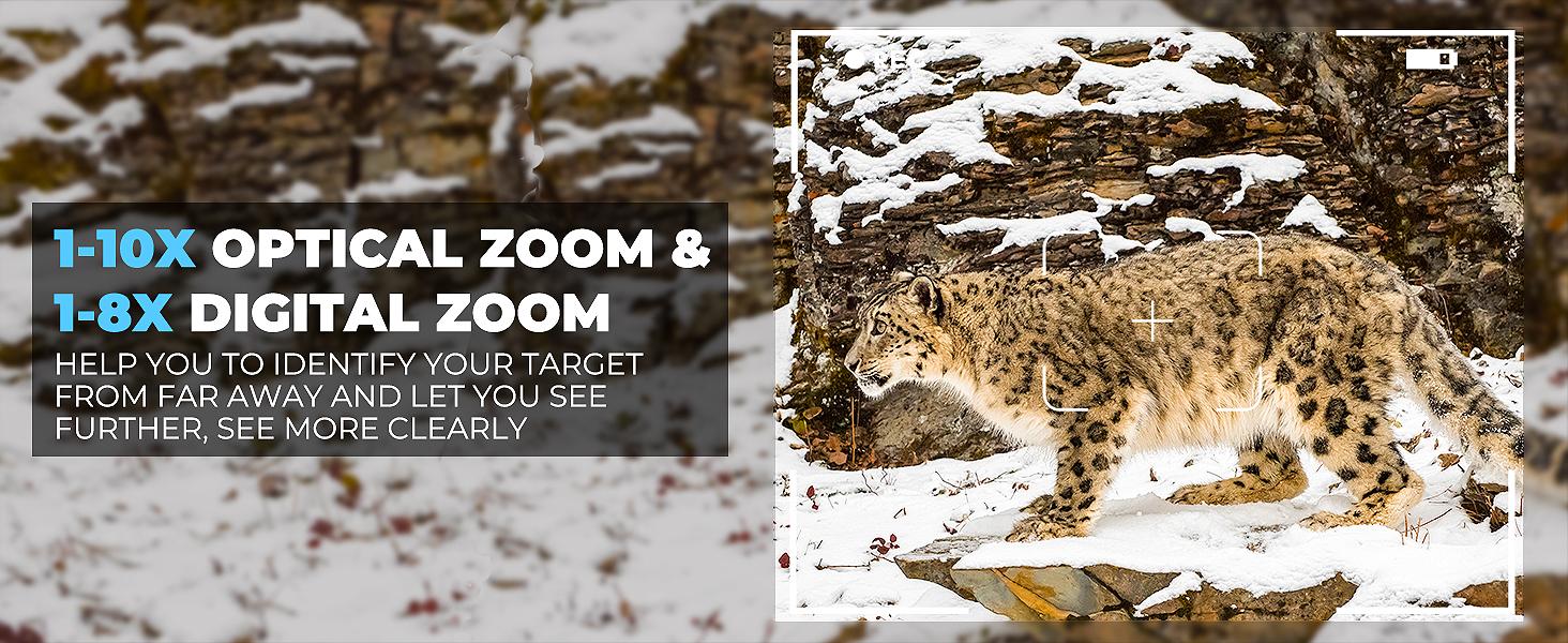 WOSPORTS 4K Night Vision Binoculars | 1315FT Range, 10X Optical Zoom, Rechargeable with 3'' Screen & 32GB Card WOSPORTS 4K Night Vision Binoculars | 1315FT Range, 10X Optical Zoom, Rechargeable with 3'' Screen & 32GB Card