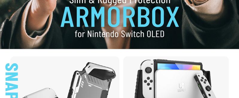 SUPCASE CASE for Nintendo Switch OLED Case 2021 Dockable Comfortable Grip protection Anti-Scratch Case Compatible with Nintendo Switch OLED Model and Joy-Con Controller handheld cover Gaming Stuff Game Peripherals