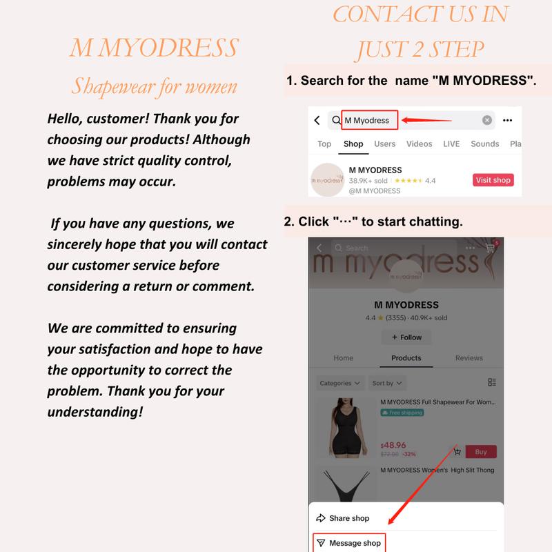 M MYODRESS Women Tummy Control Swimsuit Butt Lifting Bodysuit Sleeveless Swim Shapewear One Piece Slimming Bathing Suit  Tie Knot Front Push Up Swimwear