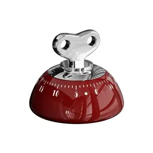 Kitchen Magnetic Timer Light Luxury Accurate Countdown Timer Adsorption Desktop Refrigerator Mechanical Timer