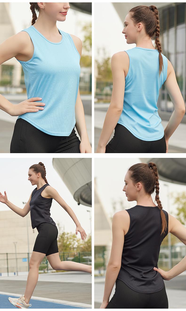 Unisex loose fit sleeveless quick dry performance workout vest for basketball running and gym training breathable activewear