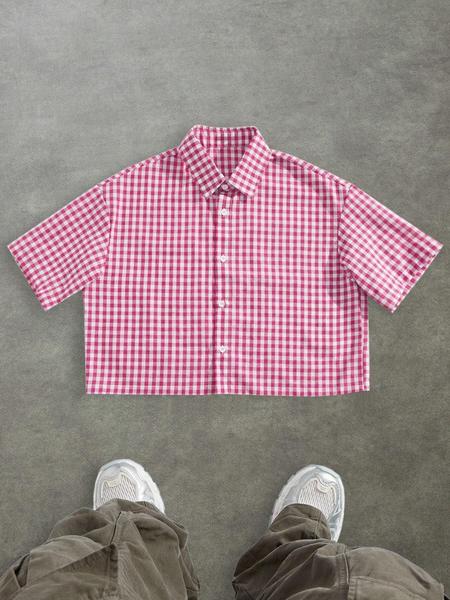 Men's Regular Fit Plaid Print Short Sleeve Shirt, Casual Retro Style Top for Daily Wear, Men's Clothes for All Seasons