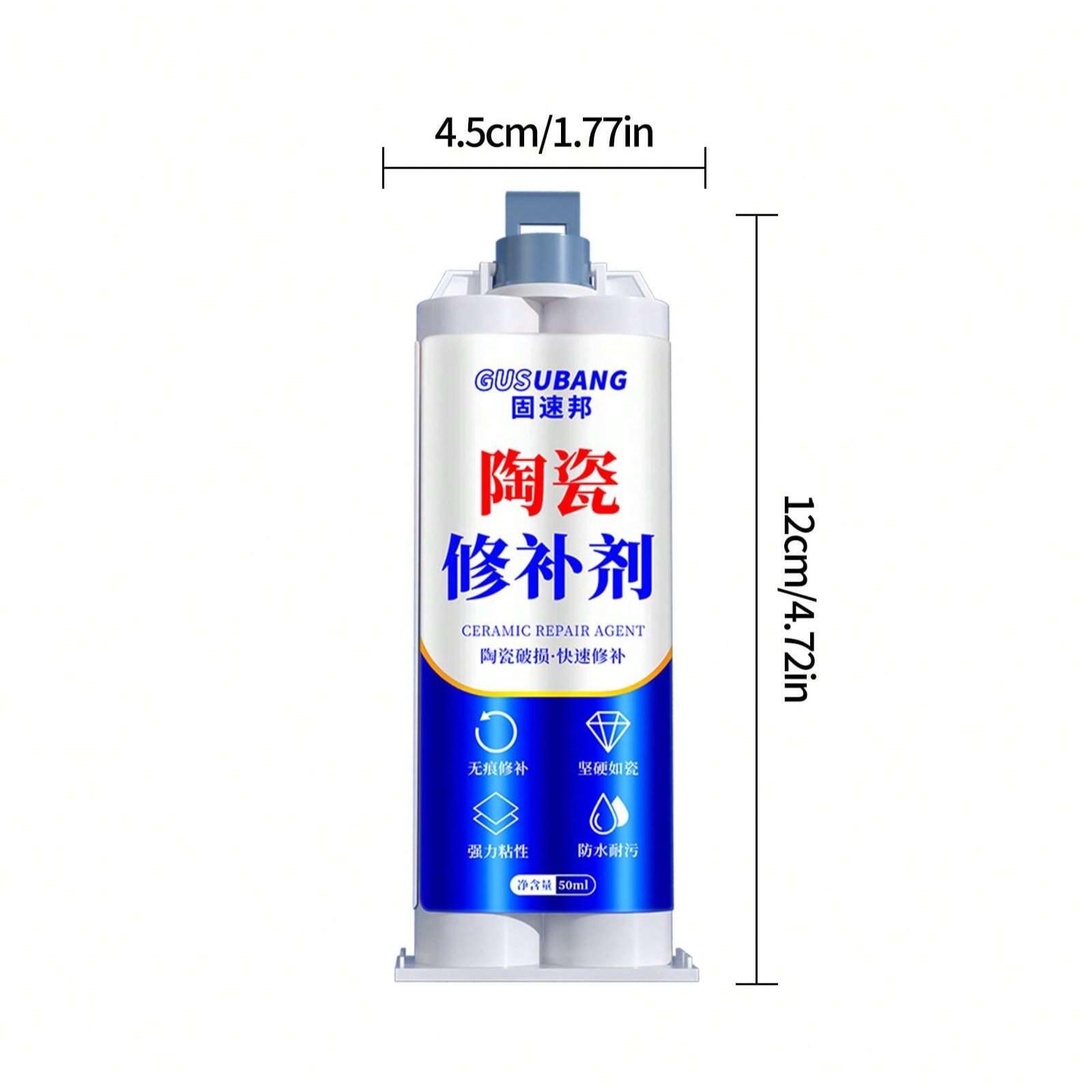 Ceramic Repair Agent, Super Waterproof Adhesive, Effective Crack Repair for Sink, Strong Crack Glue for Bathtub, Toilet, Basin