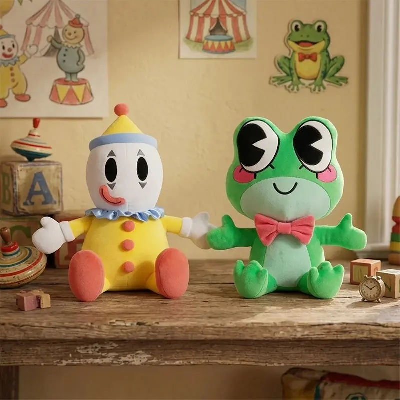 New Anime Ribbit Frog Plush Kaufmo Plush Cute Cartoon Character Plushie Soft Stuffed Animal Doll Toy Kawaii Collectible Fan Gift