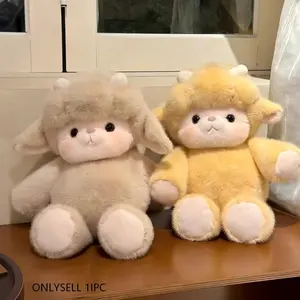 17-Inch Running Lamb Doll, Zodiac Sheep Plush Toy, Soft and Cute, Perfect Birthday Gift for Adults and Kids, Ideal Present for All Ages