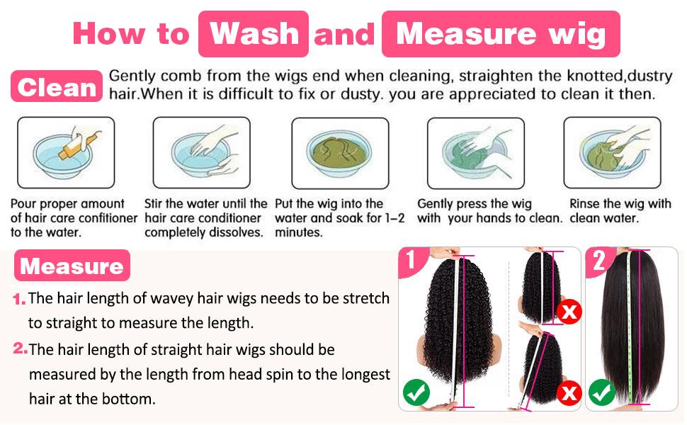 Subella 13x6 Full Lace Front Deep Wave Wig 220% Density Natural Black Color Human Hair HD Transparent Lace Pre Bleached Knots