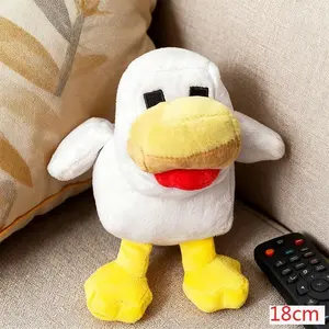 18cm Chicken Plush Toy Cute Stuffed Soft Decor Doll Children's Gift Movie Peripherals