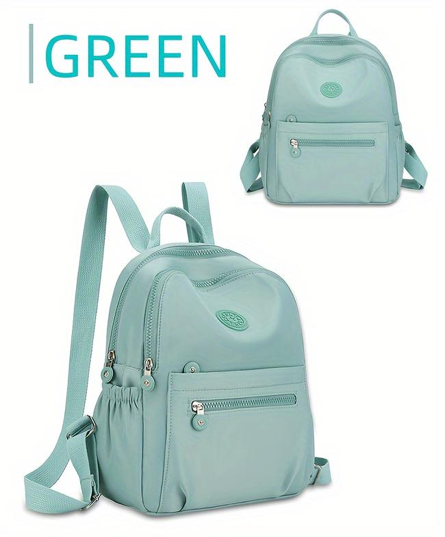 Lightweight Nylon Mini Backpack for Students, Stylish Large Capacity Travel & School Bag with Multiple Pockets, Versatile Casual Daypack for Daily Commute & Everyday Use
