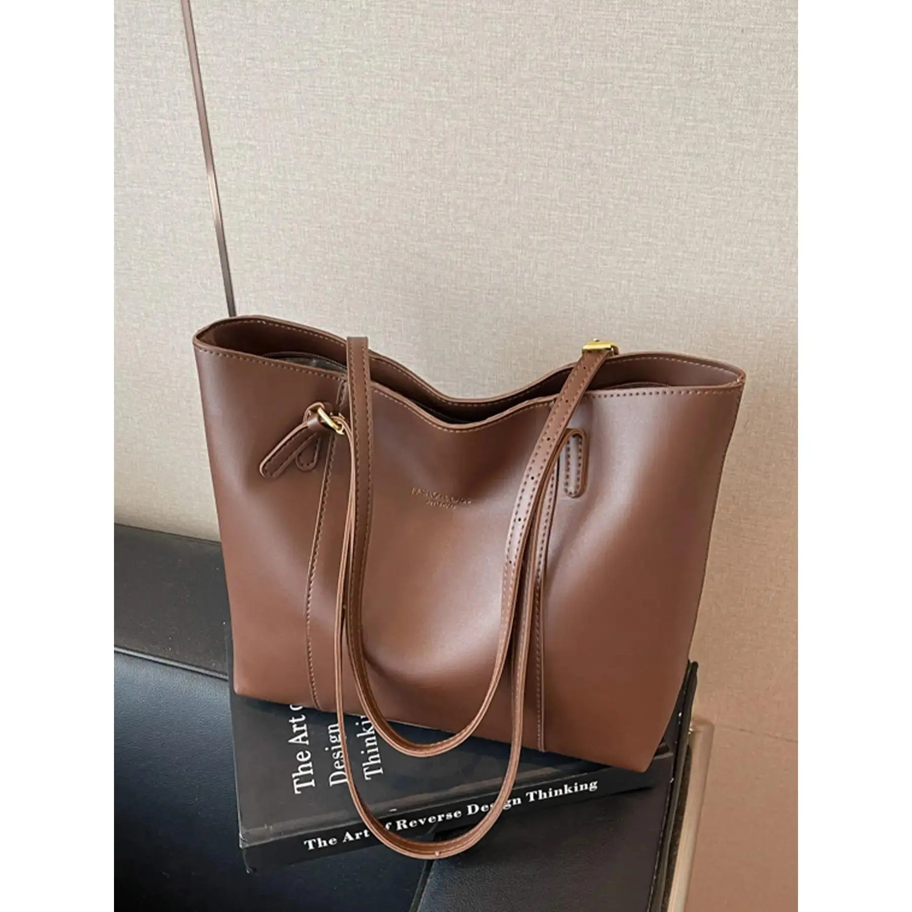 Ladies' Shoulder Bag, Autumn Winter Fashion, Simple & Casual Design, Versatile for Work School Daily Use, Practical Accessory, Minimalist Crossbody Bag,
