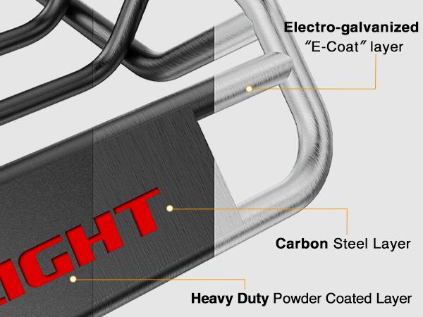 Nilight 51" X 36" X 5" Universal Roof Rack Cargo Basket Heavy-Duty 200LBS Capacity Rooftop Cargo Carrier Luggage Holder & Soft Waterproof|Cargo Bag|Net|Ratchet Straps for SUV Truck Vehicle Auto Automotive  offroad