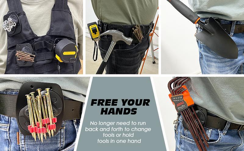 SEESE Magnetic Tool Holder -Strongest Neodymium Magnet Belt Clip Organizes Screws, Nails, Wrenches, Pliers, Drill Bits in Seconds,No More Lost Tools,Holiday gifts SEESE Magnetic Tool Holder -Strongest Neodymium Magnet Belt Clip Organizes Screws, Nails, Wrenches, Pliers, Drill Bits in Seconds,No More Lost Tools,Holiday gifts