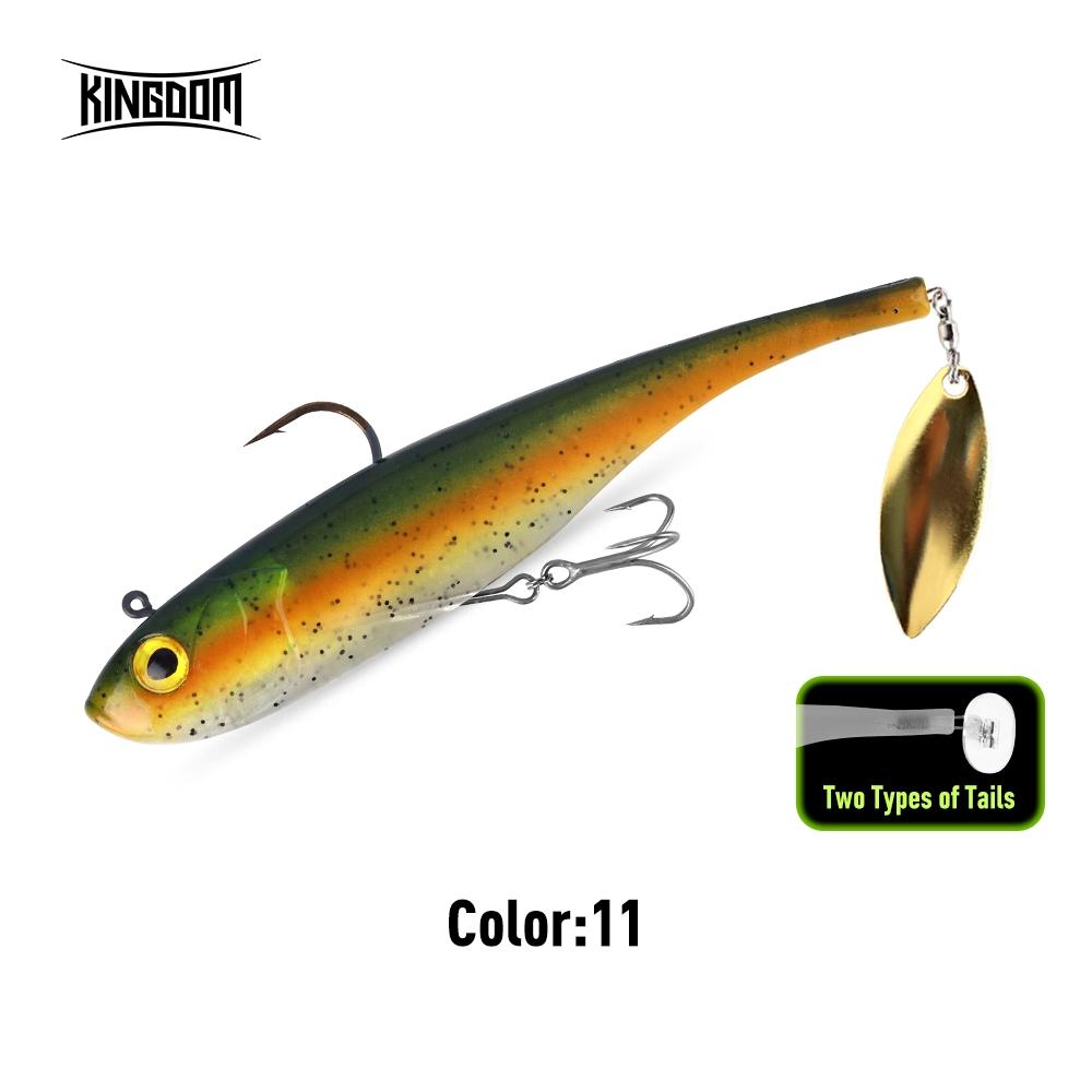 1pc Sinking Soft Bait with Replaceable Tail, Realistic Color Large Fishing Lure 47g/1.66oz 150mm/5.91in, Durable PVC Material Good Swimming Action Suitable For Bass, Trout, Pike For Fresh&Saltwater Fishing Fishing Lure Perfect Gift for Anglers