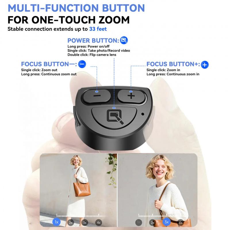 2026 Mini Selfie Stick, Tripod Selfie, with Focusing Function, Retractable, with stable four-legged base, 360-degree rotation and wireless Bluetooth remote control, Perfect for selfies, videos and live streaming, Compatible with most mobile phones, Light
