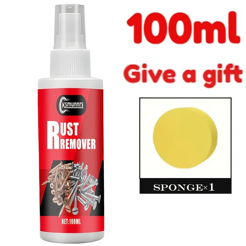 Efficient Screw & Hardware Rust Remover Cleaner, Quick Restoration of Shiny Surface, Universal Metal Rust Remover Spray, Strong Rust Dissolver
