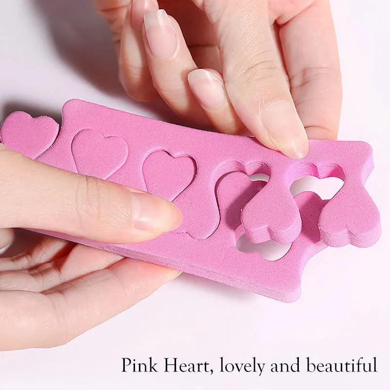 ✨ 10/50/100PCS Pink Soft Foam Finger & Toe Separators | Suitable for Nail Practice & Pedicure Spacers, Ideal for DIY Nail Art and Nail Salons, Nail Art Accessories, Nail Art Tool