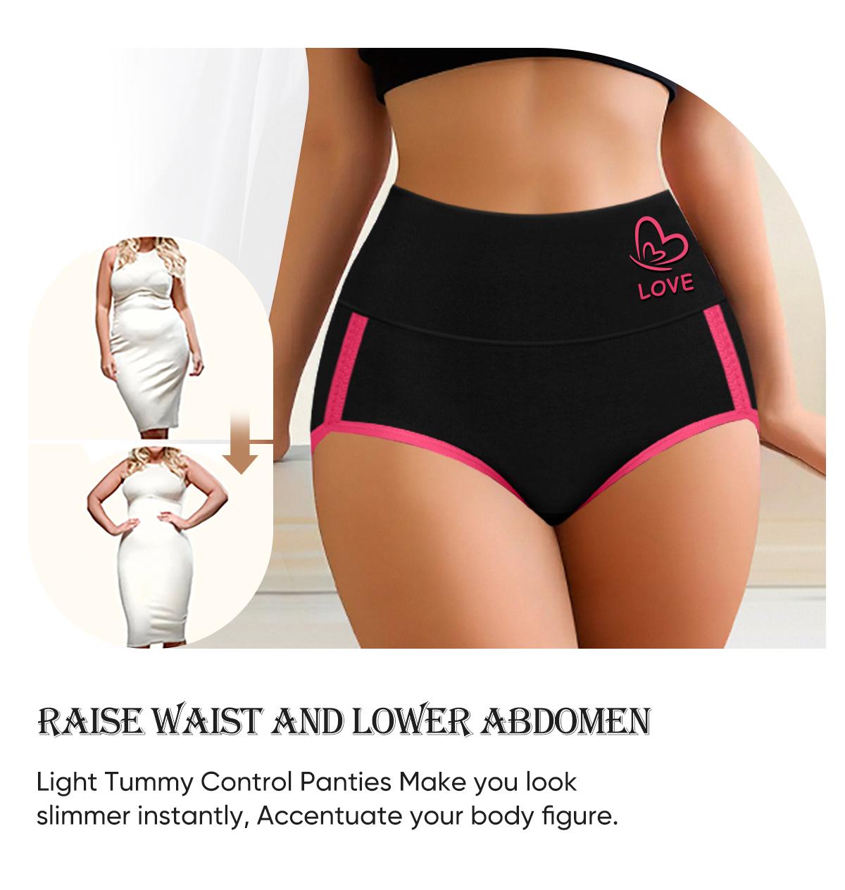 4/6/8 Pcs High Waist Butterfly & Letter Print Panties,Soft Breathable Comfortable Knicker for Daily Wear,Women's Underwear for All Seasons, comfy underwear 50 plus. SpringStatements