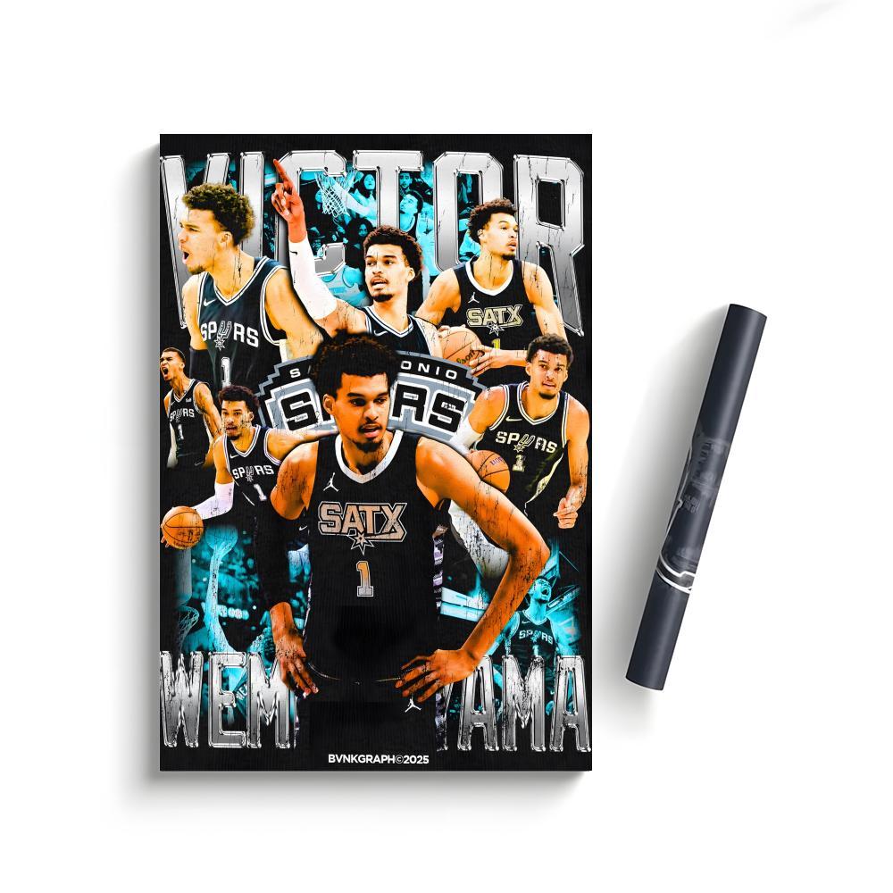 Victor Wembanyama Poster Bedroom Home Decor Art Poster Perfect Gift for Family and Friends