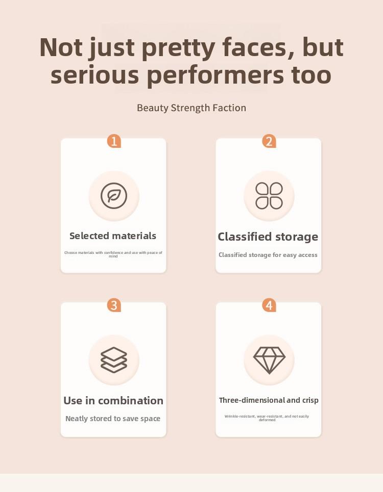 Square Storage Box with Clear Window, Non-Woven Fabric Organizer Bins, Visible Clothes Storage Container, Multifunctional Collapsible Basket for Home Closet