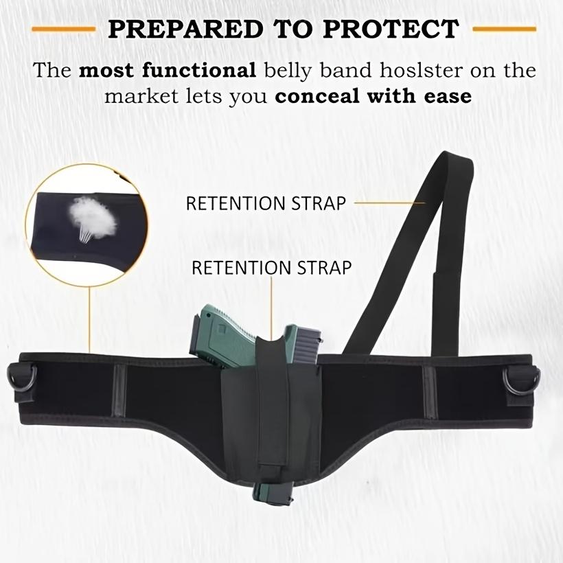 Tactical Shoulder Holster with Quick Release Belt & Underarm Waist Pack 9mm Holster for Concealed Carry Sig P365 LC9 LCP Men Women Universal Safety Buckle