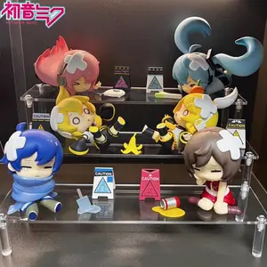 2026 new Hatsune Miku Mysterious  Vocaloid Anime Model Toy Fufu Figure Doll Ornaments Action Figurines Cute Miku  Xmas Gifts Toy