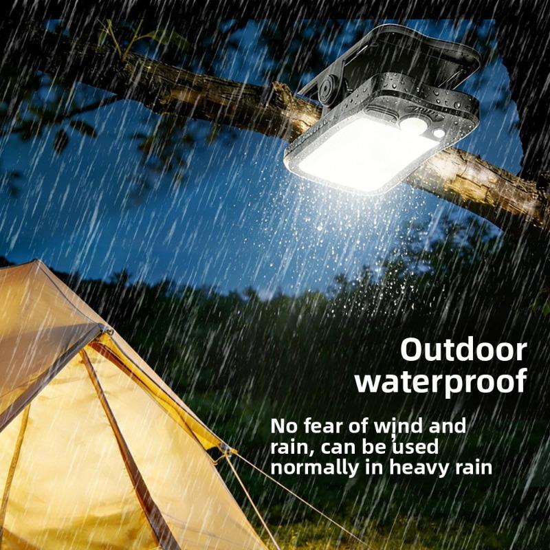 Solar Outdoor Portable Clip Lamp, Compact Camping Light with 3 Levels Brightness, Clip Mount for Wild Fishing Long-Lasting Use Solar Outdoor Portable Clip Lamp, Compact Camping Light with 3 Levels Brightness, Clip Mount for Wild Fishing Long-Lasting Use