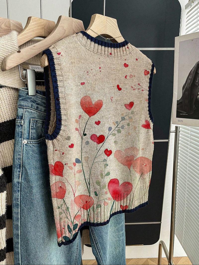 Women's Fitted Knit Top, Round Neck Sleeveless Design, Elegant Style for Spring Summer, Perfect for Casual Wear