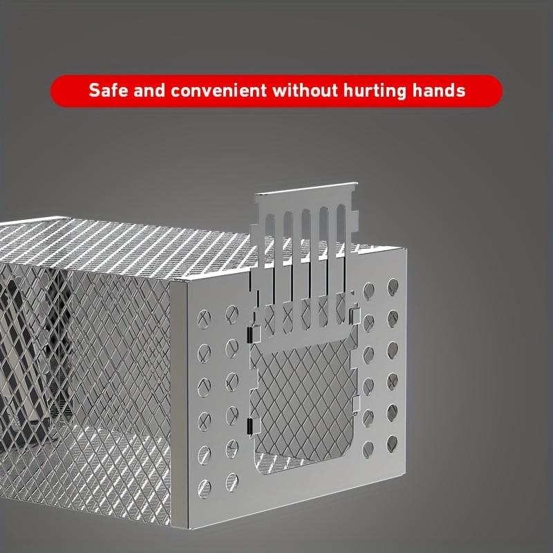 Iron automatic mouse trap, highly efficient for catching mice, continuous capture, suitable for both indoor and outdoor use