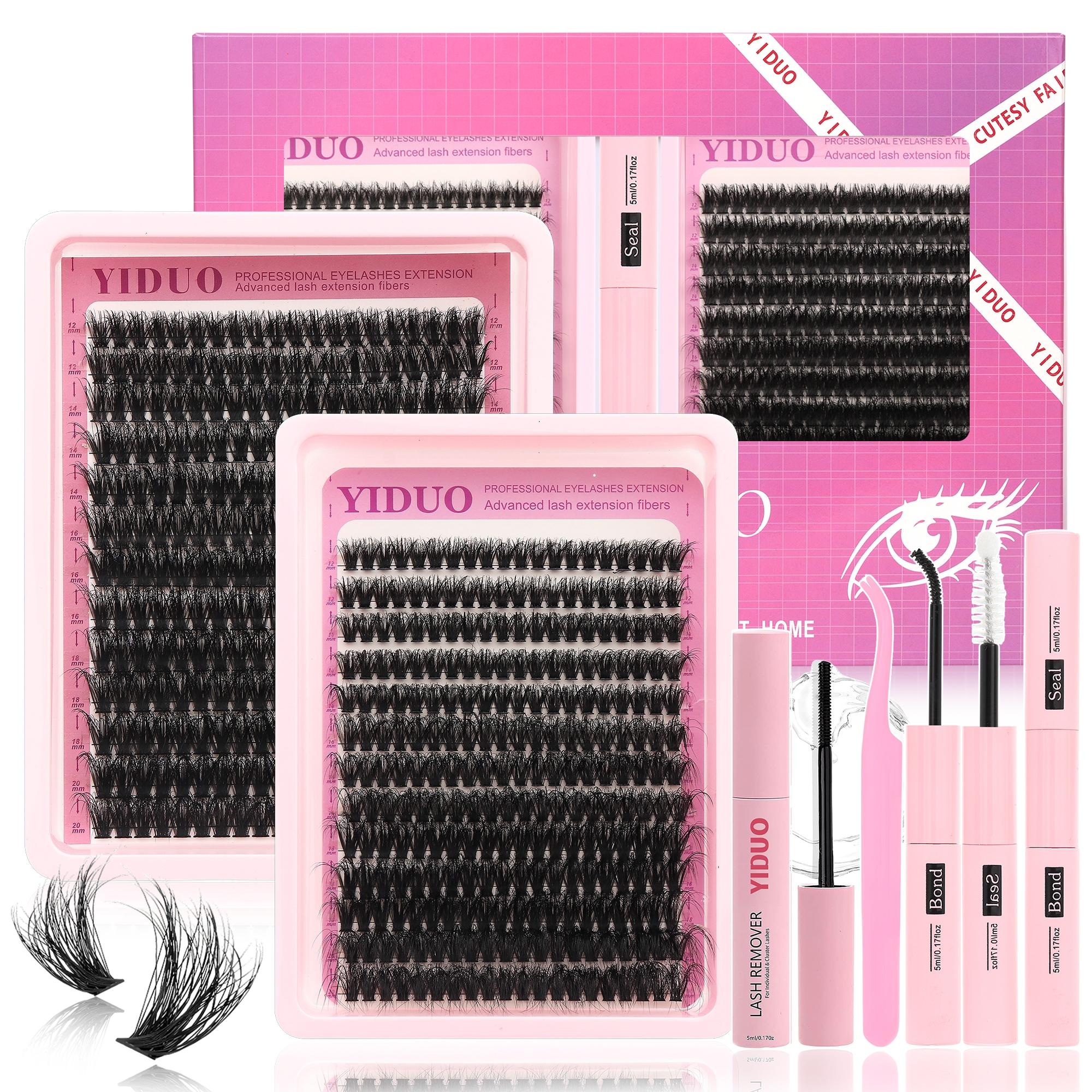 520 Pcs Volume Lash Clusters Kit 60D+80D Thick Volume Lash Extension Kit 12-20mm Wispy Individual Lash Kit with Seal, Remover, Lash Applicator, Eyelash Extension Glue, Eyelash Tools for Beginners and Proficient, DIY at Home Easily 520 Pcs Volume Lash Clusters Kit 60D+80D Thick Volume Lash Extension Kit 12-20mm Wispy Individual Lash Kit with Seal, Remover, Lash Applicator, Eyelash Extension Glue, Eyelash Tools for Beginners and Proficient, DIY at Home Easily