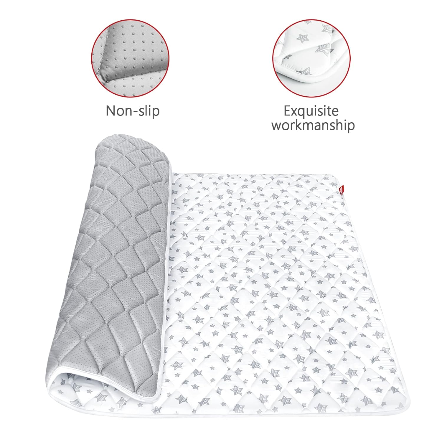 Moonsea Washable Baby Foam Play Mat Thick Cushioned Non-Slip Portable Playpen Floor Mat for Crawling and Tummy Time Large Game Area for Babies and Toddlers Foldable Activity Center #TiktokShopSpringGlowUp