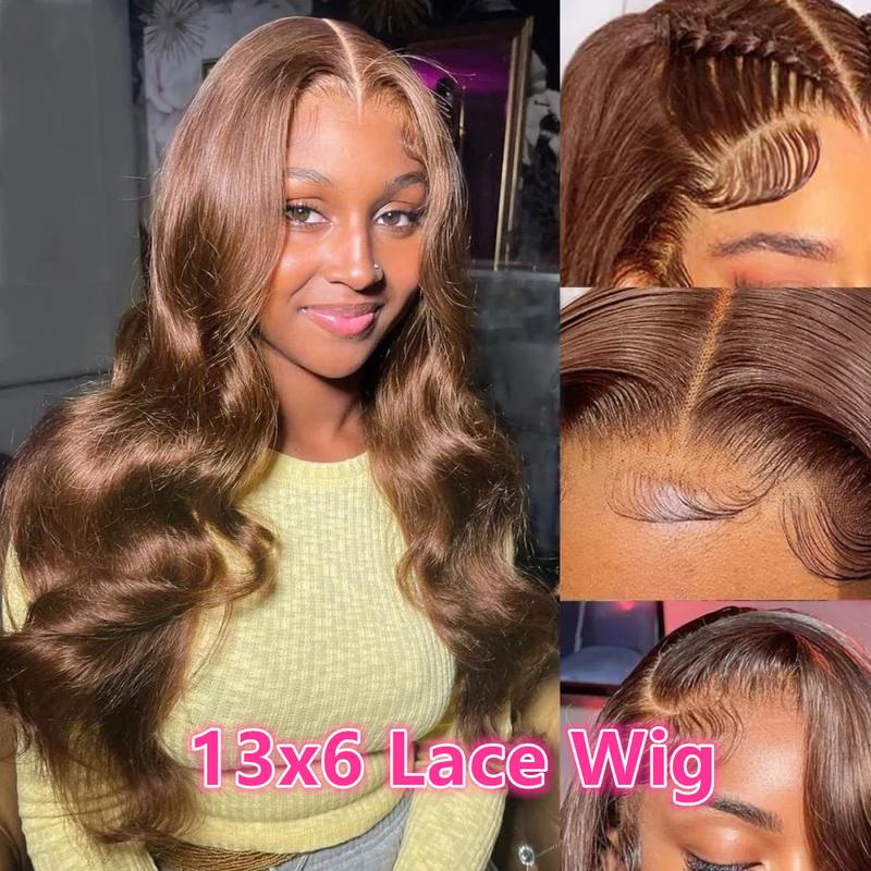 Bling Hair 30 32 Inch Brazilian Chocolate Brown Colored 13x4 Lace Front Wigs Straight Hair Wig Hd Transparent 13x6 Lace Frontal Wigs Preplucked For Wome