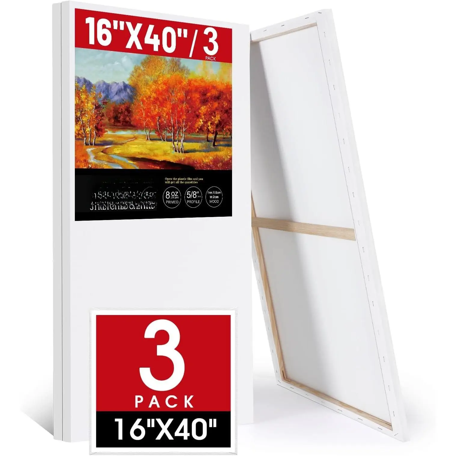 16X40IN 3 Packs