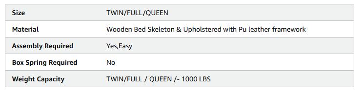 Vabches Bed Frame with Storage Headboard and 4 Drawers,Upholstered Platform with Charging Station and Led Lights,Adjustable Headboard,No Box Spring Needed,Beige