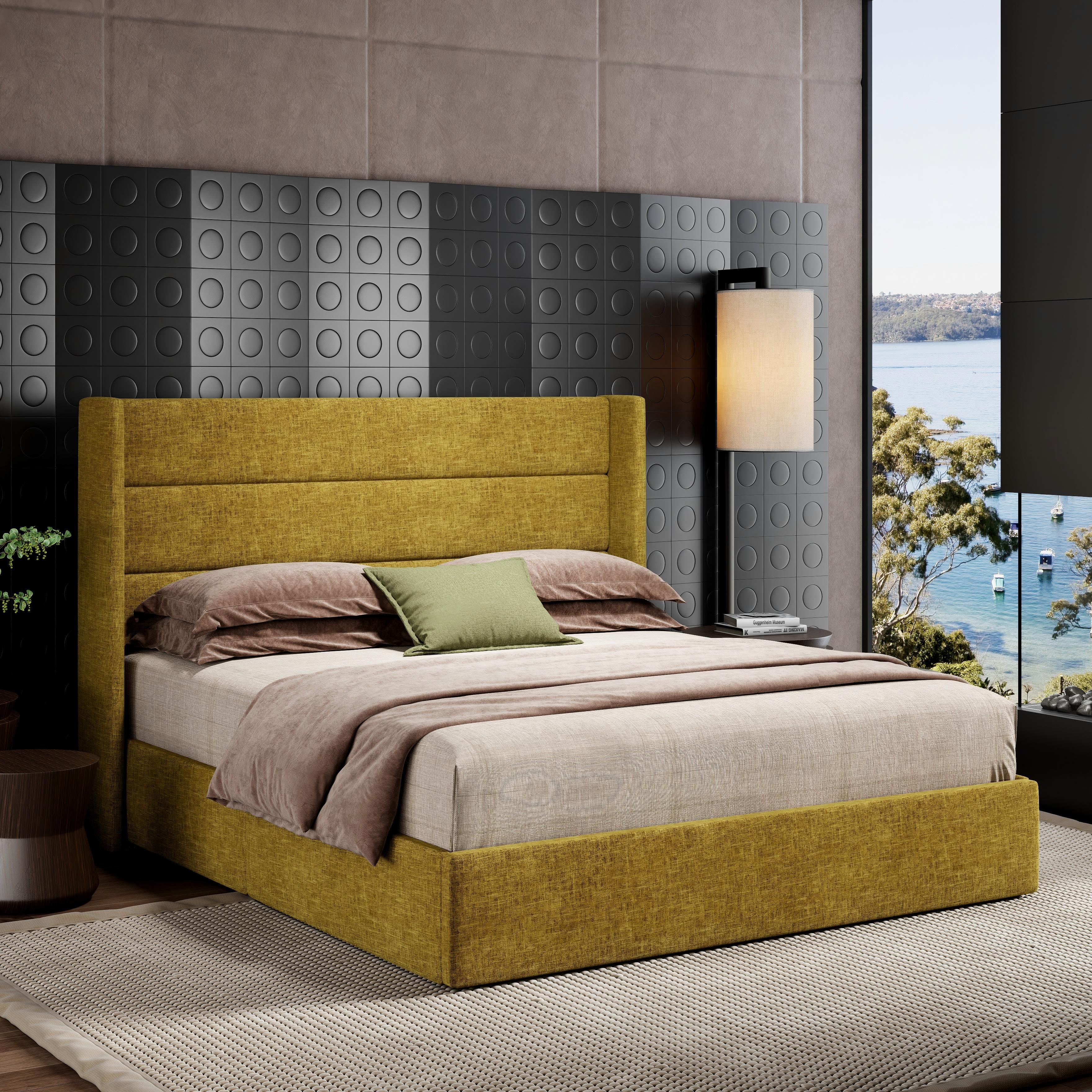 MUTICOR Gas Lift-Up Storage Bed Frame, Linen or Velvet Upholstered Headboard,No Box Spring Needed,Solid Wood Slats,Full/King/Queen Size Bed Frame#TikTokShopBlackFriday #ChristmasGifts MUTICOR Gas Lift-Up Storage Bed Frame, Linen or Velvet Upholstered Headboard,No Box Spring Needed,Solid Wood Slats,Full/King/Queen Size Bed Frame#TikTokShopBlackFriday #ChristmasGifts