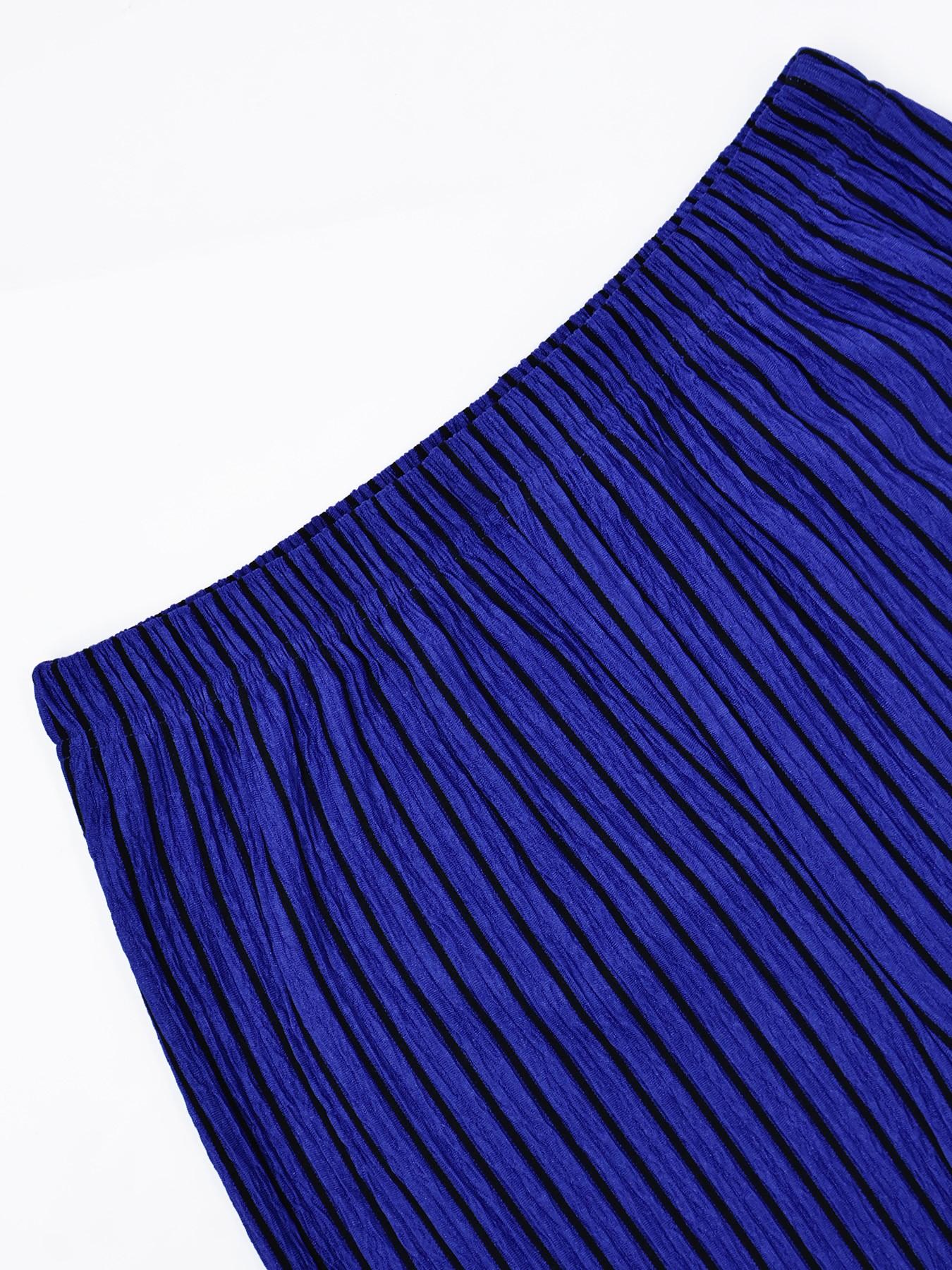 Women's Summer Striped Two-Piece Set, Lightweight Sleeveless Top and Ruffled Bell Bottom Pants, Chic Outfit for Casual Wear, Summer Vacation and Street Style